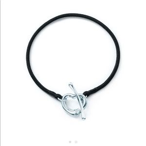 Tiffany Elsa Peretti open heart silk bracelet!